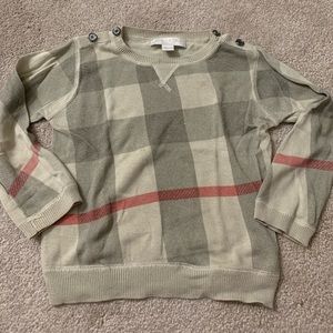 Burberry Boys toddler sweater size 2Y